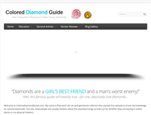 Tablet Screenshot of coloreddiamondguide.com